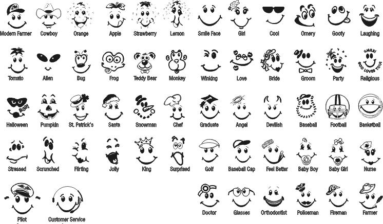 Stock faces