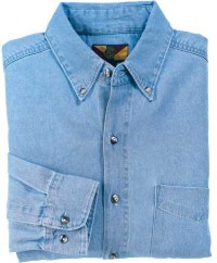 custom imprinted denim shirts