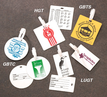 golf bag tags & luggage tags 