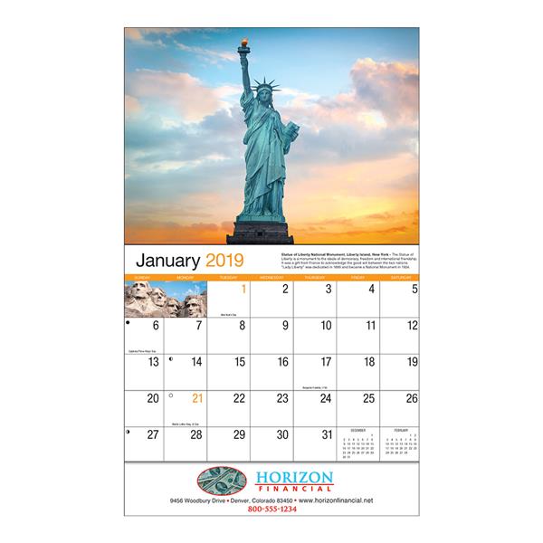american history calendars