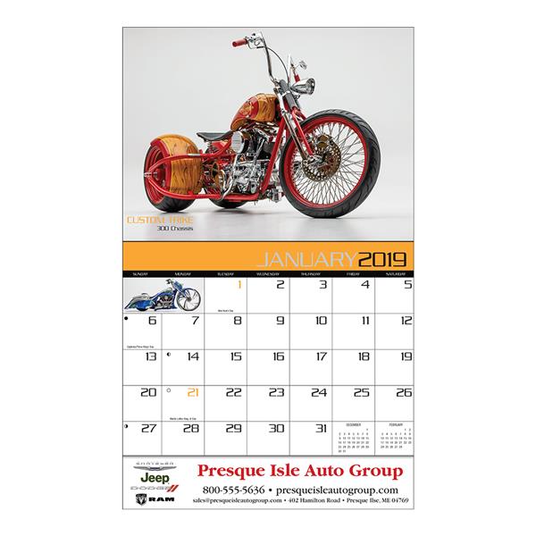 custom cycles calendars