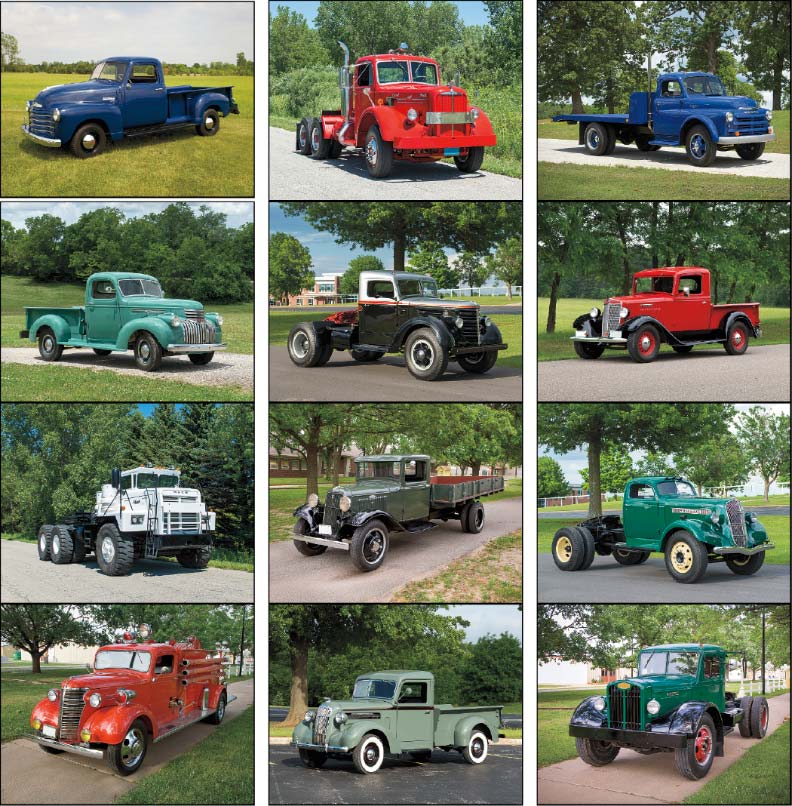 treasured trucks calendars